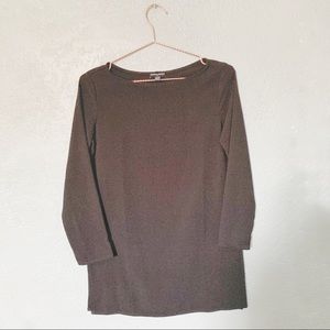 American Apparel Black Crepe Tunic XS Mini Dress